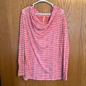 Sheer long sleeve top